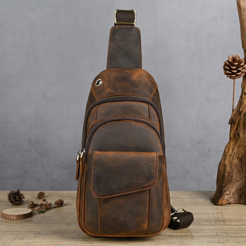 Luxury Zipper Bags - Tasarımcı Lüks Çok Fonksiyonlu Erkek Göğüs