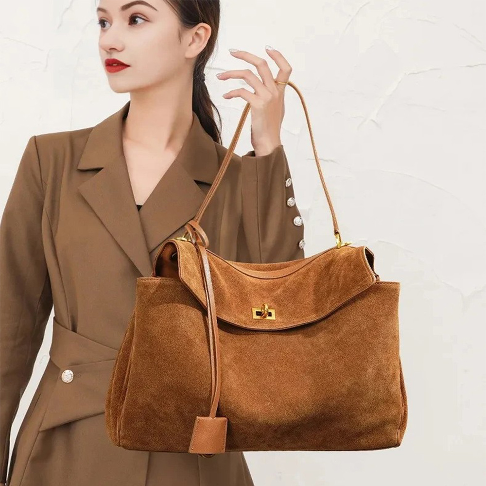 Luxury Bags Brands - Sonbahar Kış kadın Süet hakiki deri
