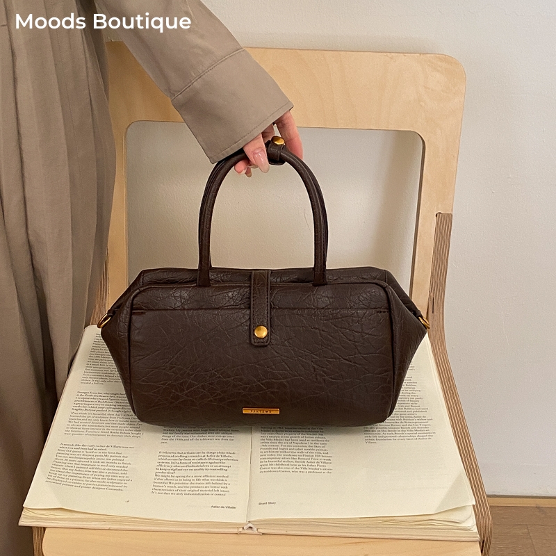 Luxury Bags That Are Vegan - MOODS Vintage Üstten Saplı Çanta Kadınlar