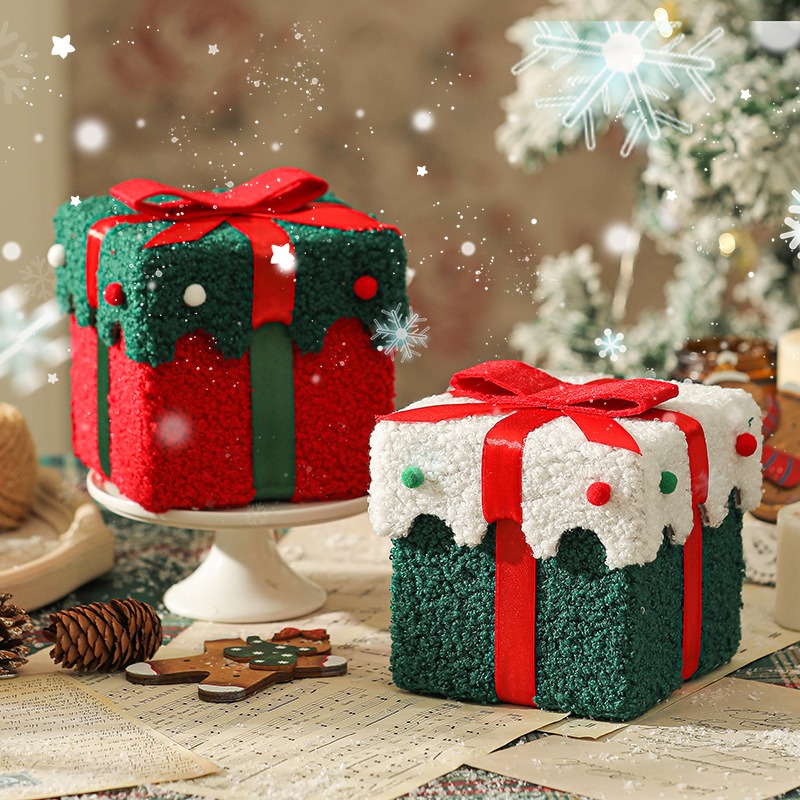 Luxury Xmas Bags - Noel Arifesi Elma Paketleme Kutusu Lüks