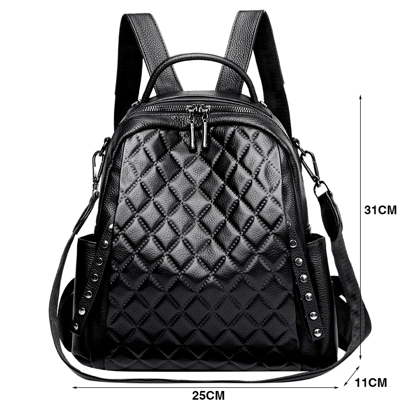 Hakiki Deri Sırt Çantası Kadın - Luxury Zipper Bags incelemesi ve fiyatı