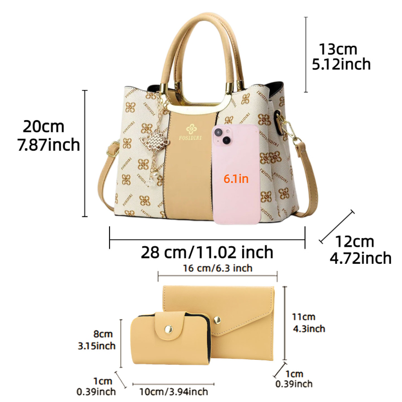 Kadınlar için Hafif Lüks Baskı - Luxury Zipper Bags incelemesi ve fiyatı