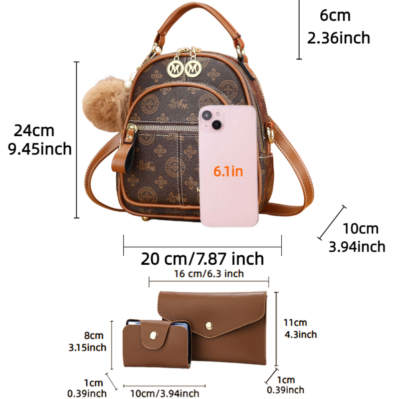 3 parçalı kadın çanta seti, ha - Luxury Zipper Bags incelemesi ve fiyatı