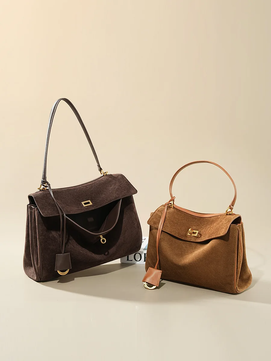 Sonbahar Kış kadın Süet hakiki - Luxury Bags Brands incelemesi ve fiyatı