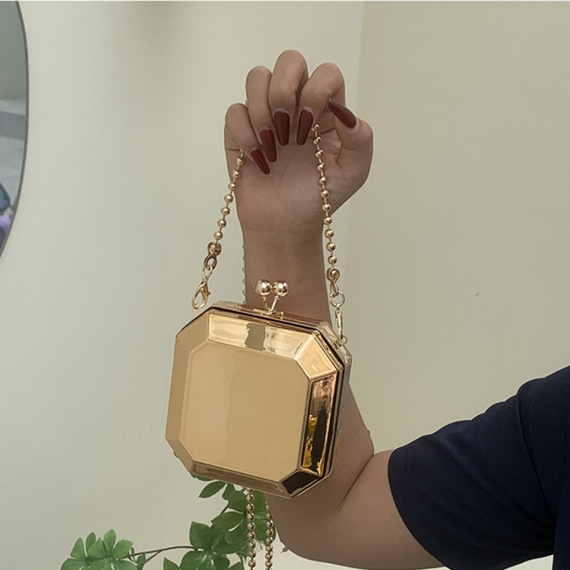 Mini lüks altın parti akşam de - Luxury Zipper Bags incelemesi ve fiyatı