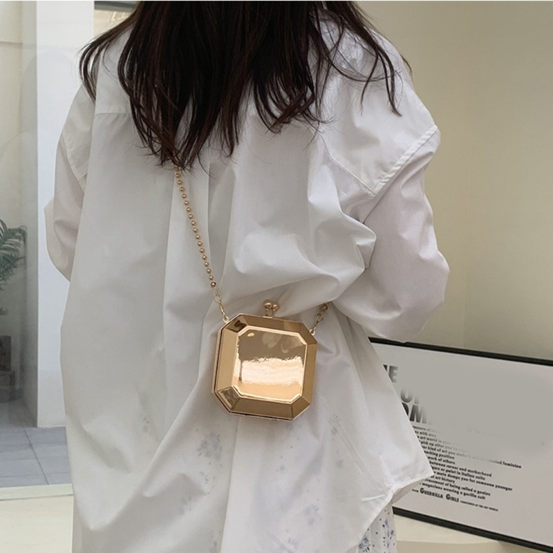 Mini lüks altın parti akşam de - Luxury Zipper Bags incelemesi ve fiyatı