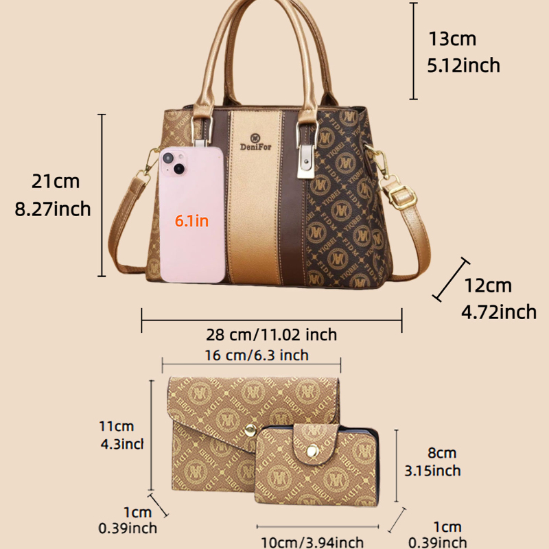 3 parçalı, eklemeli tasarımlı  - Luxury Zipper Bags incelemesi ve fiyatı