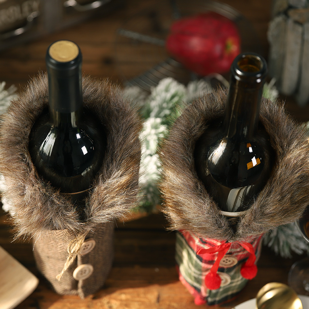 Lüks Noel Şarap Şişesi Kılıfı  - Luxury Xmas Bags incelemesi ve fiyatı