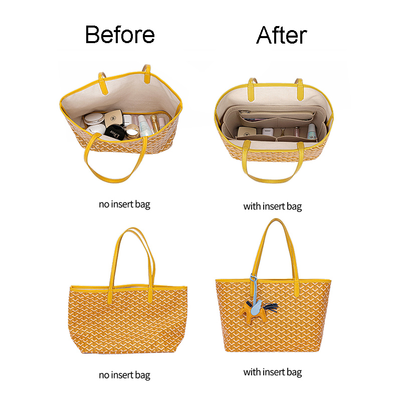 Keçe Ekleme Çantası Kozmetik O - Luxury Bags Goyard incelemesi ve fiyatı