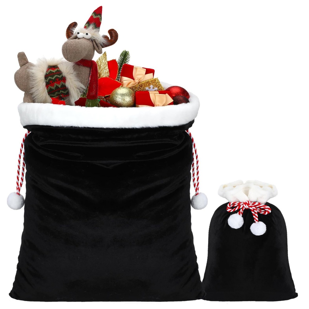 Siyah Noel Baba Çuval Çanta Ta - Luxury Xmas Bags incelemesi ve fiyatı