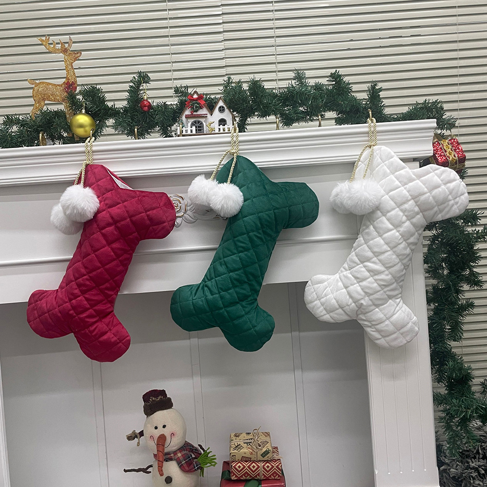 Kapitone Köpek Noel Çorabı Pon - Luxury Xmas Bags incelemesi ve fiyatı