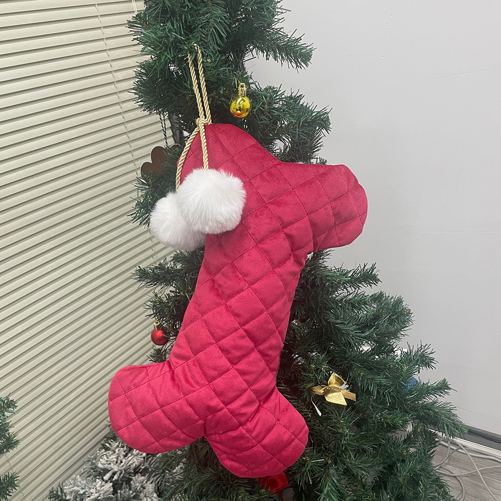 Kapitone Köpek Noel Çorabı Pon - Luxury Xmas Bags incelemesi ve fiyatı